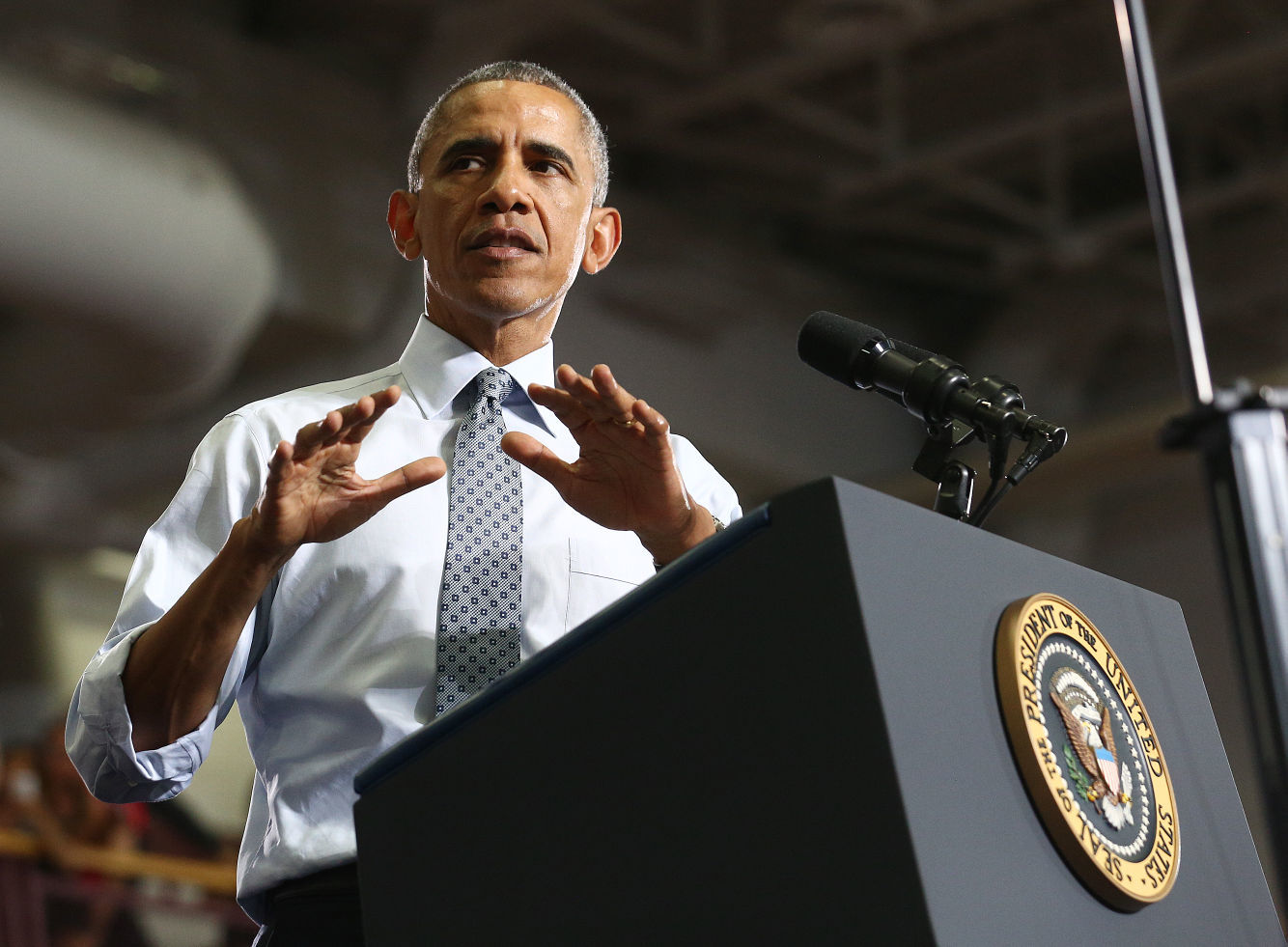 2015: President Barack Obama in La Crosse
